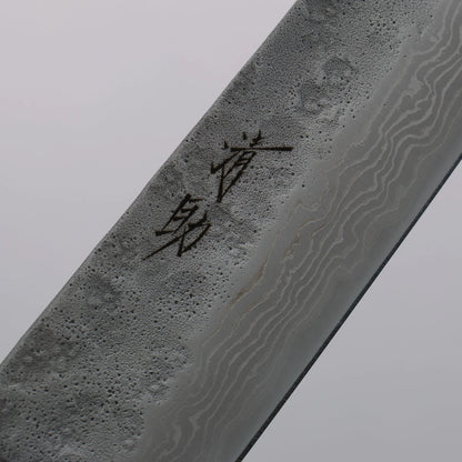 Thương hiệu Seisuke Thép không gỉ 440C vân búa Thép Damascus dao rèn thủ công Dao lọc gân chuyên dụng Sujihiki 240mm chuôi dao gỗ Sồi