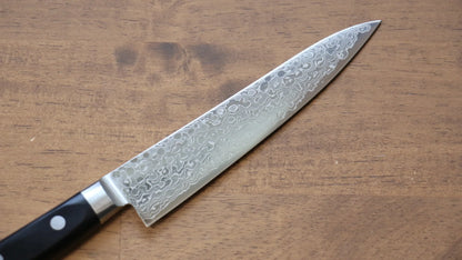 Thương hiệu Seisuke thép AUS10 45 Lớp Damascus Dao nhỏ được đánh bóng Petty 135mm tay cầm bằng gỗ dán màu đen