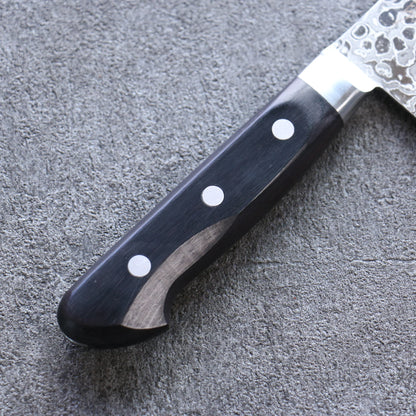 Free ship - Thương hiệu Seisuke AUS10 Thép Damascus 45 lớp Dao đa năng Santoku dao Nhật 165mm chuôi dao gỗ Pakka đen