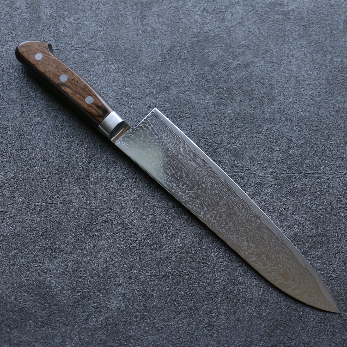 Free ship - Dao Nhật cao cấp thương hiệu Seisuke dao đa năng Gyuto thép Damascus tráng gương 210mm