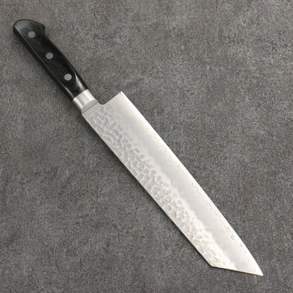 Thương hiệu Seisuke AUS8 vân búa Dao rèn thủ công Dao đa năng Kiritsuke Gyuto 210mm chuôi dao gỗ Pakka đen