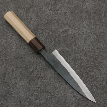 Thương hiệu Seisuke Thép xanh No.1 màu đen hoàn thiện Dao nhỏ đa năng Petty 135mm chuôi dao gỗ Park (bọc: gỗ mun)