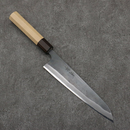 Thương hiệu Seisuke Thép siêu xanh hoàn thiện màu đen Dao đa năng Gyuto Knife 210MM chuôi dao gỗ Park (bọc: Gỗ mun)