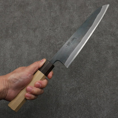 Thương hiệu Seisuke Thép siêu xanh hoàn thiện màu đen Dao đa năng Gyuto Knife 210MM chuôi dao gỗ Park (bọc: Gỗ mun)