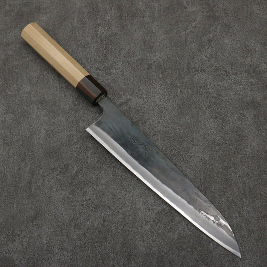 Thương hiệu Seisuke Thép siêu xanh hoàn thiện màu đen Dao đa năng Gyuto Knife 240MM chuôi dao gỗ Park (bọc: Gỗ mun)