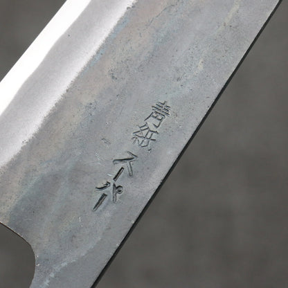 Thương hiệu Seisuke Thép siêu xanh màu đen hoàn thiện Dao đa năng Bunka loại nhỏ 150mm chuôi dao gỗ Park (bọc: gỗ mun)