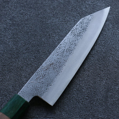 Thương hiệu Seisuke Thép siêu xanh dao rèn thủ công Dao đa năng Bunka dao Nhật 165mm chuôi dao gỗ cây óc chó (có vòng đỏ 2 mặt)