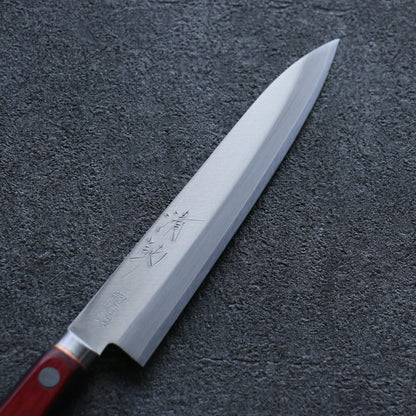 Free ship - Thương hiệu Seisuke Thép siêu xanh Dao nhỏ đa năng Petty dao Nhật 145mm chuôi dao gỗ ép đỏ đen