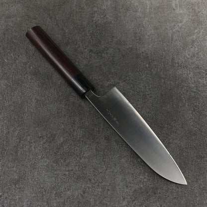 Thương hiệu Seisuke Thép siêu xanh Dao đa năng Santoku 165mm chuôi dao gỗ hồng mộc (bọc: ván ép đen)