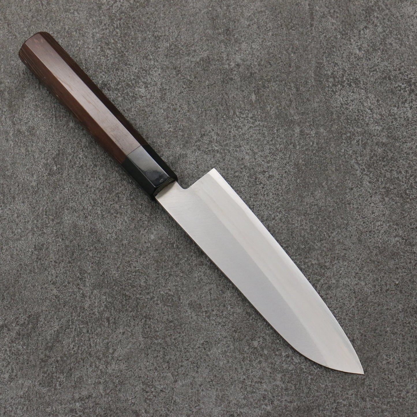 Free ship - Thương hiệu Seisuke Thép siêu xanh Dao đa năng Santoku loại nhỏ 140mm chuôi dao gỗ Wenge