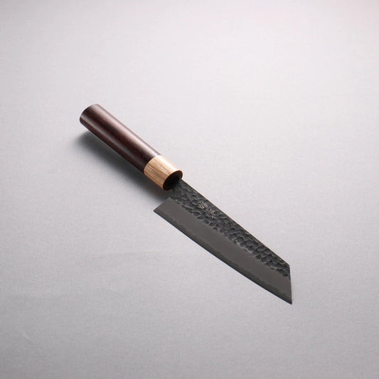 Thương hiệu Seisuke Thép siêu xanh vân búa Dao rèn thủ công Dao đa năng Bunka 170mm chuôi dao gỗ hồng mộc (bọc: ván ép trắng)