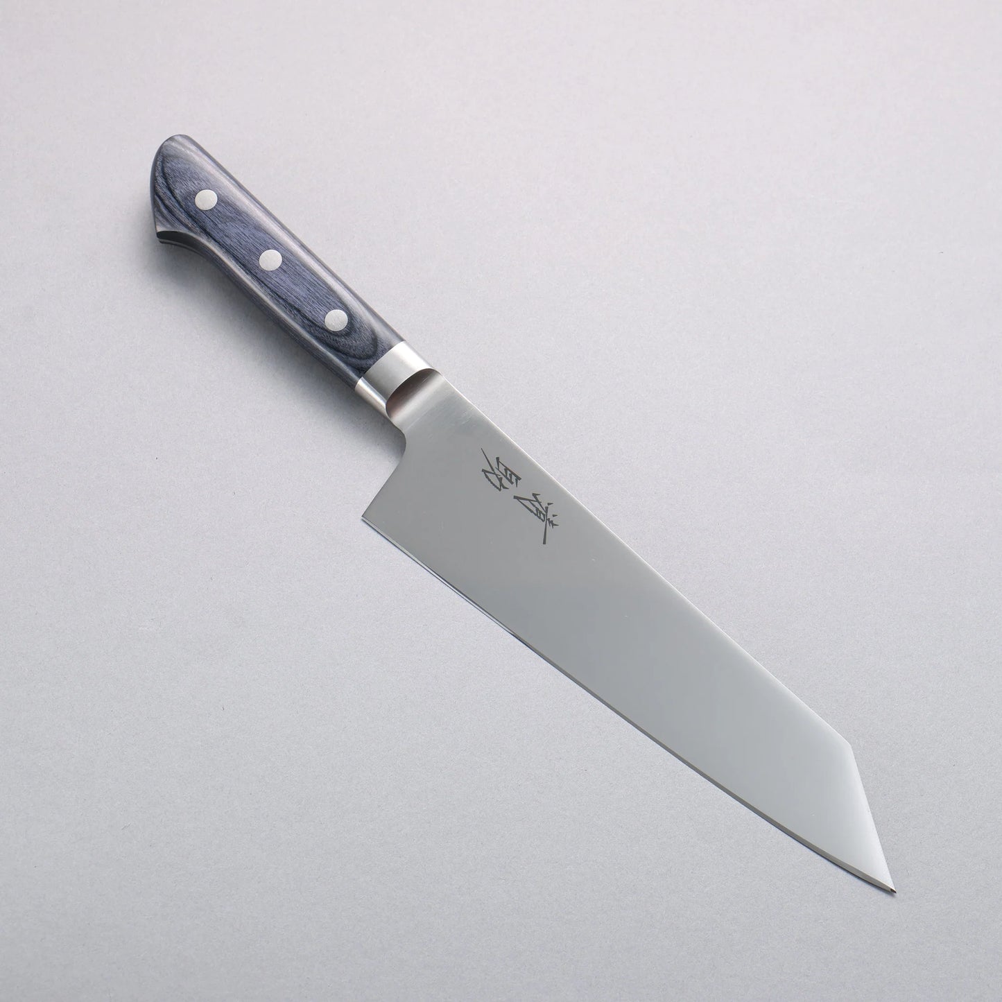 Thương hiệu Seisuke Thanh thiên (seiten) Thép Molybdenum (MOL) Dao đa năng Kiritsuke Santoku (Kiritsuke) 195mm chuôi dao gỗ xanh navy