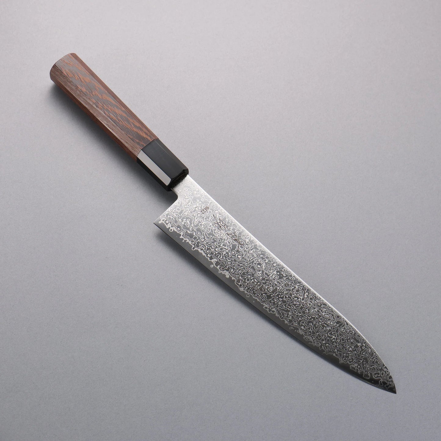 Thương hiệu Seisuke SG2 Thép Damascus dao đánh bóng hoàn thiện Dao đa năng Gyuto 210mm chuôi dao gỗ Wenge