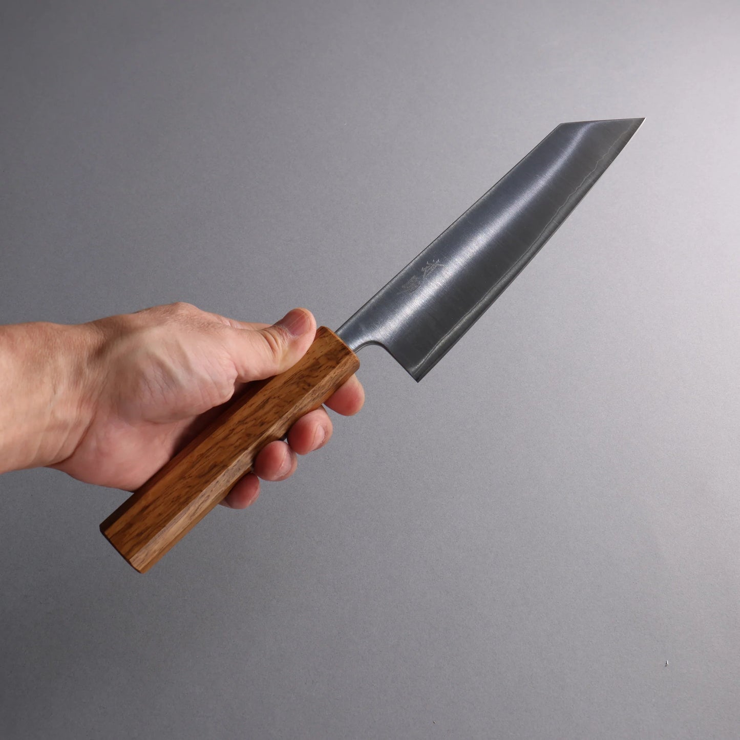 Thương hiệu Seisuke Thép Bạc No.3 đánh nhẵn bóng hoàn thiện Dao đa năng Bunka 170mm chuôi dao gỗ sồi trắng