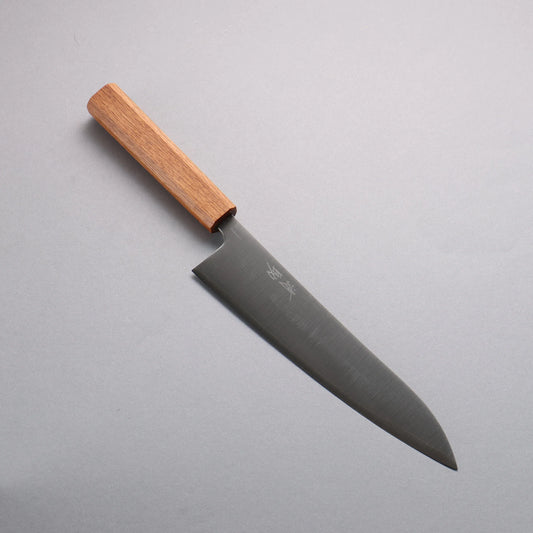 Thương hiệu Seisuke Thép Bạc No.3 Đánh nhẵn bóng hoàn thiện Dao đa năng Gyuto 210mm chuôi dao gỗ sồi trắng