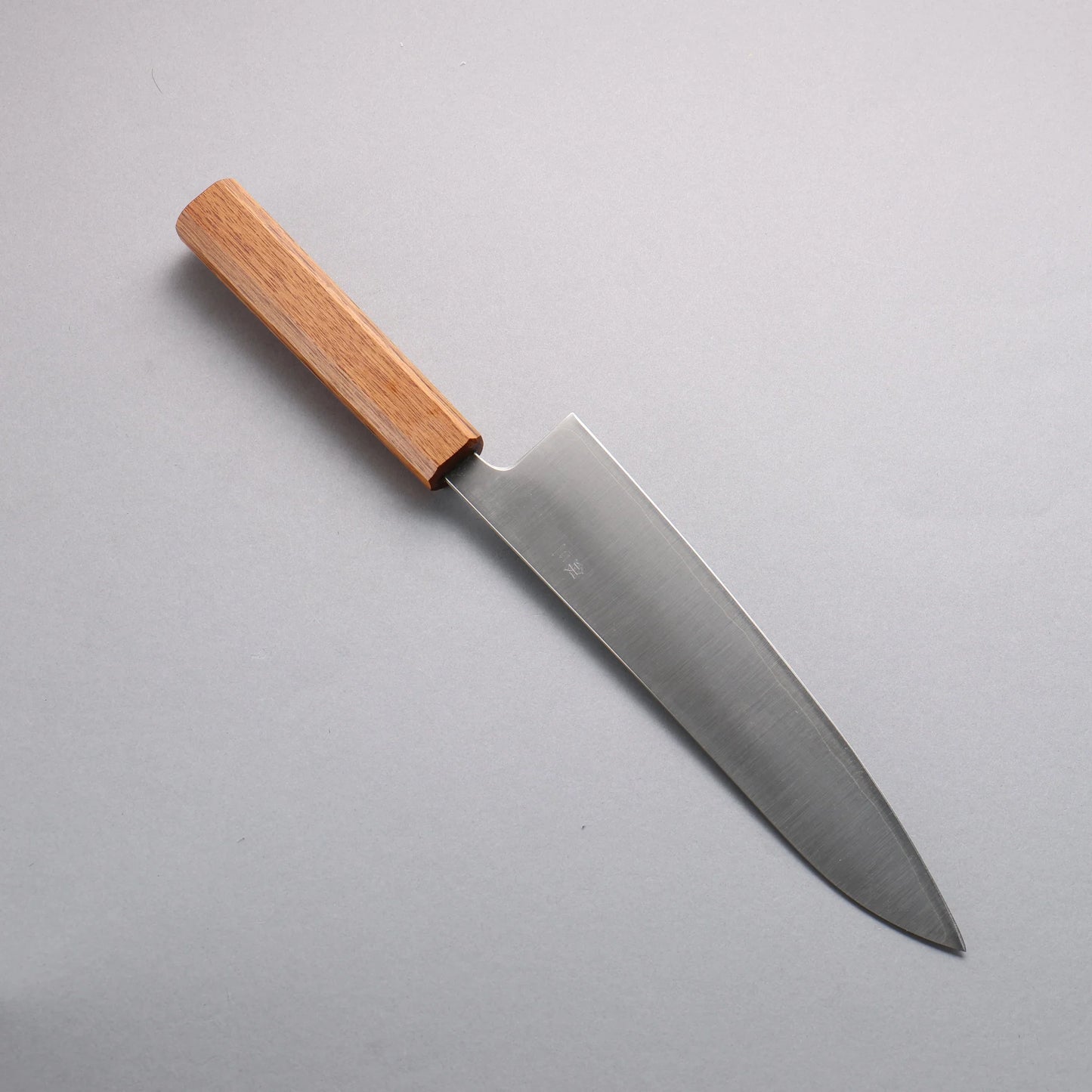 Thương hiệu Seisuke Thép Bạc No.3 Đánh nhẵn bóng hoàn thiện Dao đa năng Gyuto 210mm chuôi dao gỗ sồi trắng