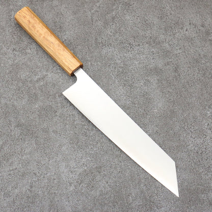 Seisuke Silver Steel No.3 Migaki Polish Finish Kiritsuke Gyuto 210mm White Oak Handle 清助 銀三鋼 磨き仕上げ 切付牛刀包丁 210mm 白樫柄 Free ship - Thương hiệu Seisuke Thép Bạc No.3 Đánh nhẵn bóng Dao đa năng Gyuto 210mm