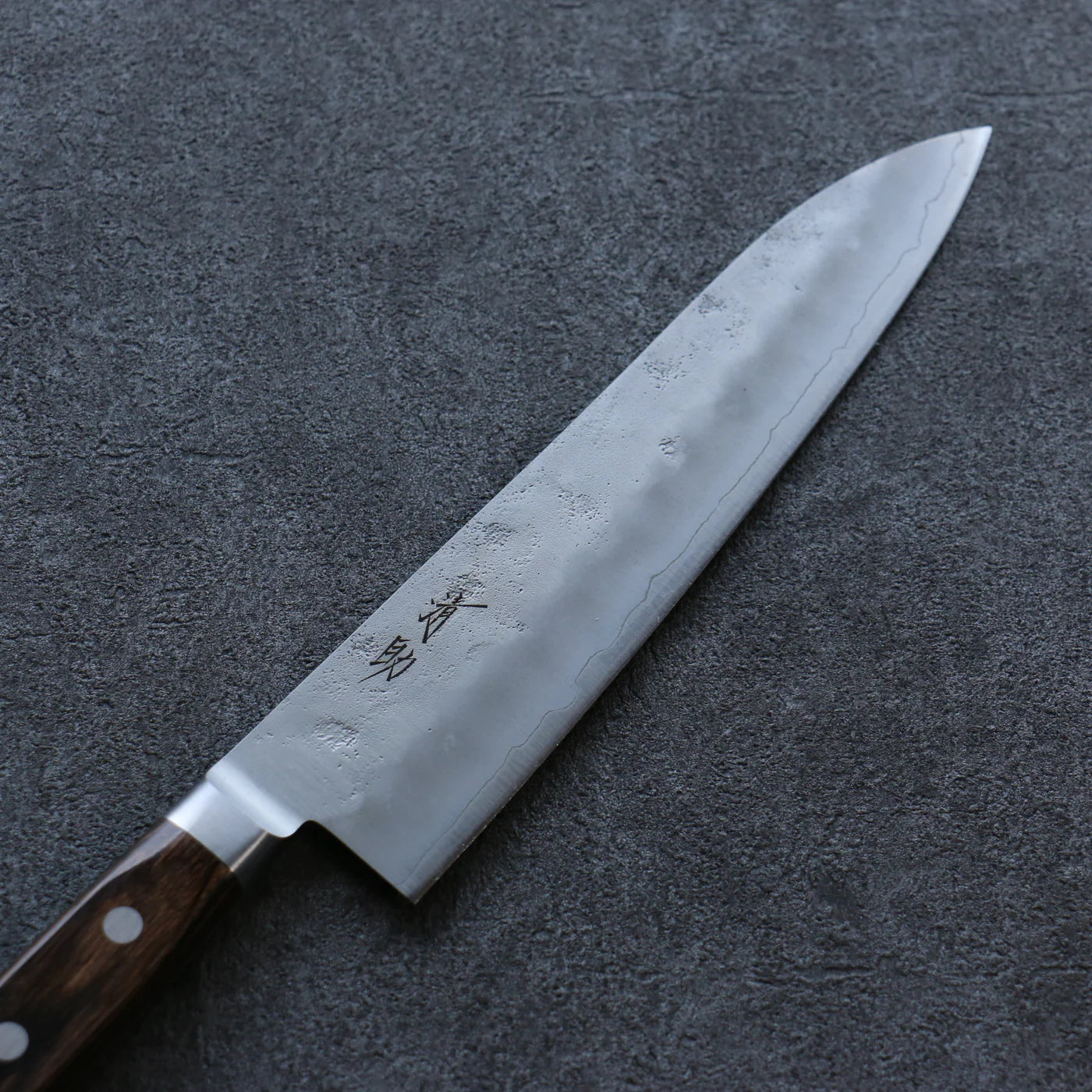 Gyuto-Mehrzweckmesser, Marke Seisuke, traditionelle japanische Technologie, Nashiji, 210 mm