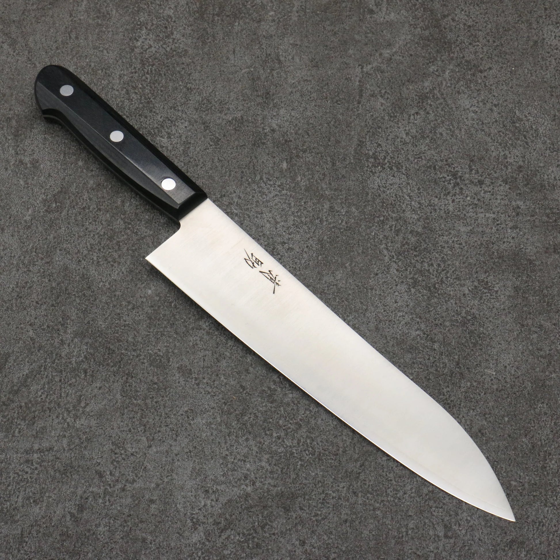 Seisuke SLD Steel Polished Gyuto Knife 210mm Black Plywood Handle 清助 SLD鋼 磨き仕上げ 牛刀包丁 210mm 黒合板柄 Free ship - Thương hiệu Seisuke SLD Đánh nhẵn bóng Dao đa năng Gyuto 210mm chuôi dao gỗ Pakka đen