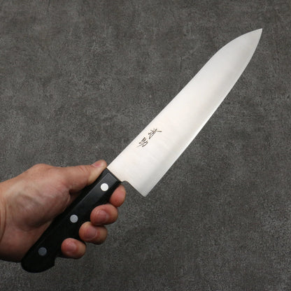 Seisuke SLD Steel Polished Gyuto Knife 210mm Black Plywood Handle 清助 SLD鋼 磨き仕上げ 牛刀包丁 210mm 黒合板柄 Free ship - Thương hiệu Seisuke SLD Đánh nhẵn bóng Dao đa năng Gyuto 210mm chuôi dao gỗ Pakka đen