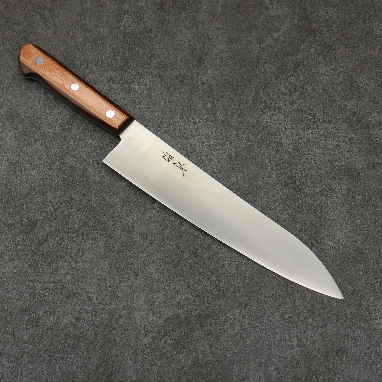 Seisuke SLD Migaki Polish Finish Gyuto 210mm Brown Pakka wood Handle 清助 SLD鋼 磨き仕上げ 牛刀包丁 210mm 茶合板柄 Free ship - Thương hiệu Seisuke SLD Đánh nhẵn bóng Dao đa năng Gyuto 210mm