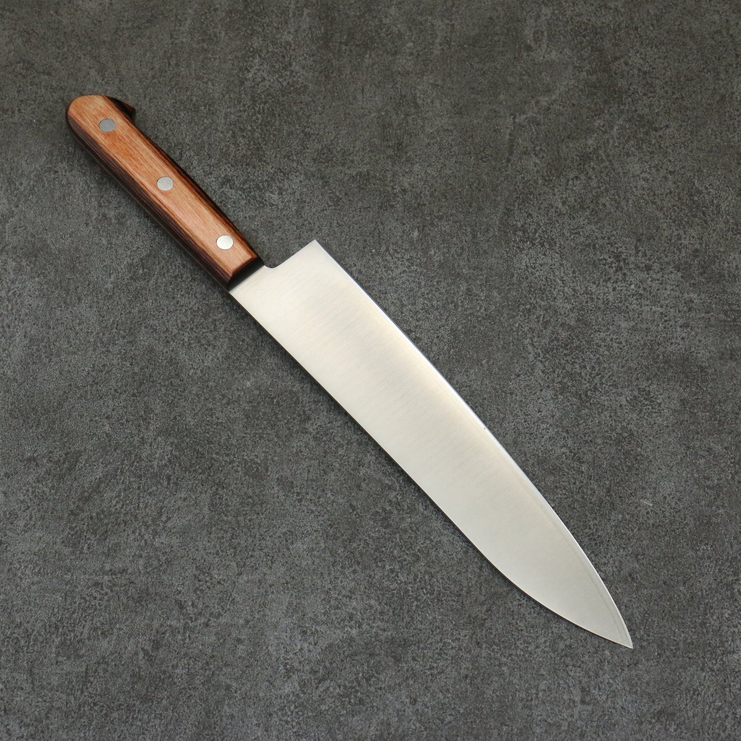 Seisuke SLD Migaki Polish Finish Gyuto 210mm Brown Pakka wood Handle 清助 SLD鋼 磨き仕上げ 牛刀包丁 210mm 茶合板柄 Free ship - Thương hiệu Seisuke SLD Đánh nhẵn bóng Dao đa năng Gyuto 210mm