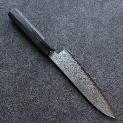 Thương hiệu Seisuke VG10 Thép Damascus Dao đa năng Gyuto dao Nhật 180mm chuôi dao gỗ Pakka xám