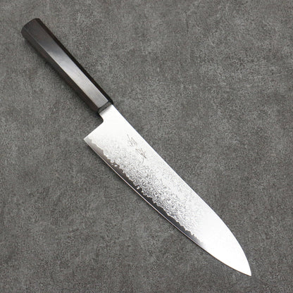 Free ship - Thương hiệu Seisuke VG10 Thép Damascus Dao đa năng Gyuto 210mm chuôi dao gỗ Mun