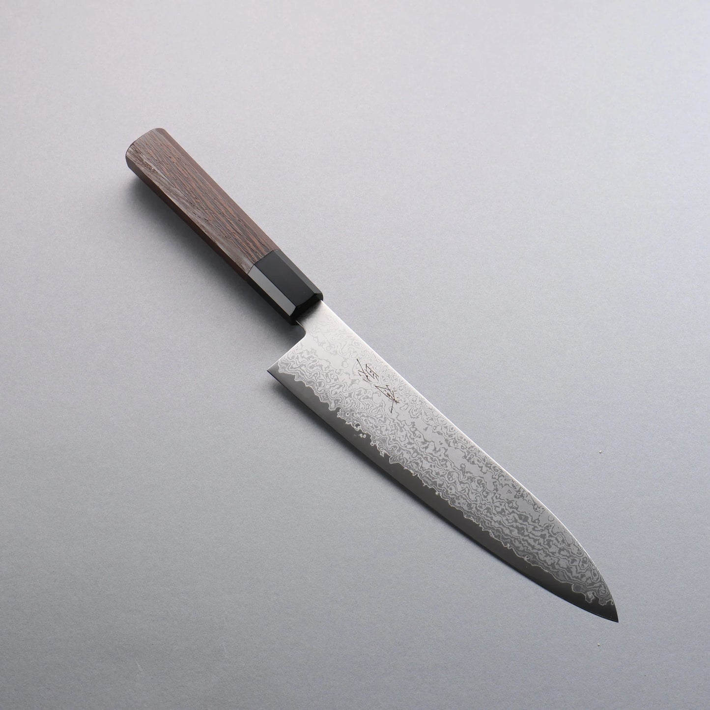 Thương hiệu Seisuke VG10 Thép Damascus Dao đa năng Gyuto 210mm chuôi dao gỗ Wenge