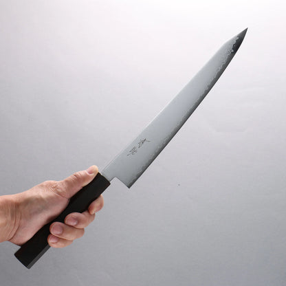 Thương hiệu Seisuke VG10 Thép Damascus Dao lọc gân chuyên dụng Kiritsuke Sujihiki 270mm chuôi dao gỗ Mun