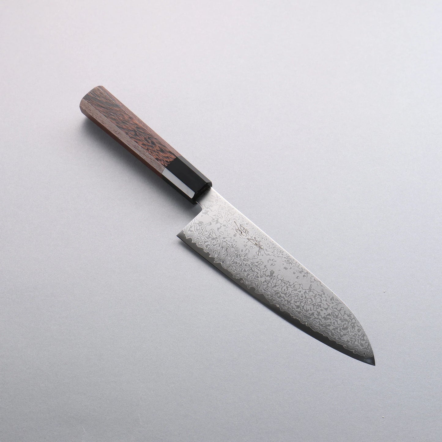 Thương hiệu Seisuke VG10 Thép Damascus Dao đa năng Santoku 180mm chuôi dao gỗ Wenge