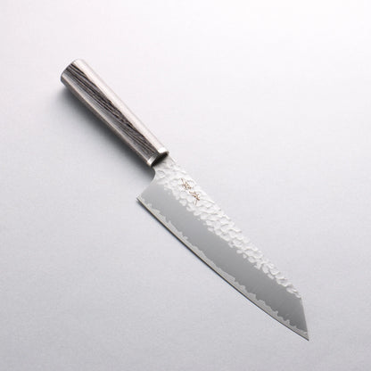 Thương hiệu Seisuke V Gold 10 vân búa đục đặc biệt Rèn thủ công Dao đa năng Kiritsuke Gyuto 180mm chuôi dao ván ép than