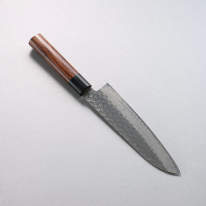 Thương hiệu Seisuke VG10 16 lớp vân búa Thép Damascus dao rèn thủ công dao Nhật chính hãng Dao đa năng Santoku 180mm chuôi dao gỗ Đàn Hương