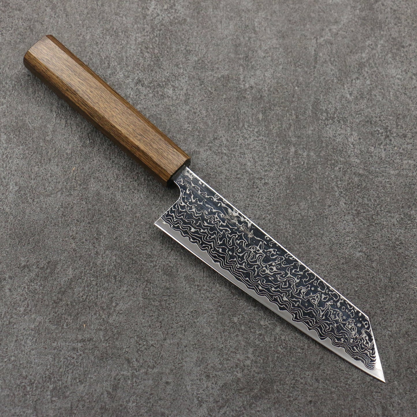 Thương hiệu Seisuke VG10 Thép Damascus tráng gương hoàn thiện Dao đa năng Bunka 170mm chuôi dao gỗ Sồi