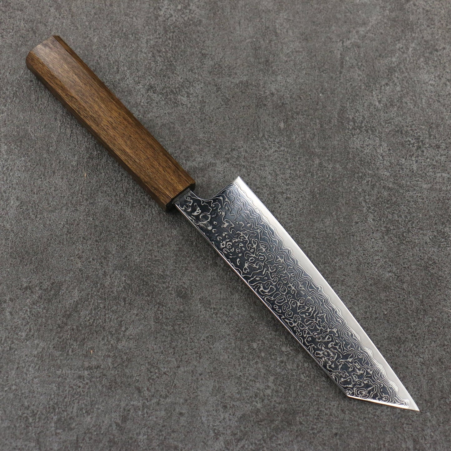 Thương hiệu Seisuke VG10 Thép Damascus tráng gương hoàn thiện Dao đa năng Bunka 170mm chuôi dao gỗ Sồi