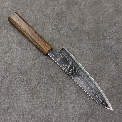 Thương hiệu Seisuke VG10 Thép Damascus tráng gương Dao đa năng Gyuto 180mm chuôi dao gỗ Sồi