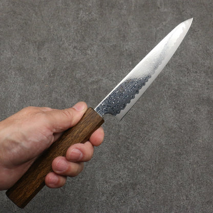 Thương hiệu Seisuke VG10 Thép Damascus tráng gương hoàn thiện Dao nhỏ đa năng Petty 135mm chuôi dao gỗ Sồi