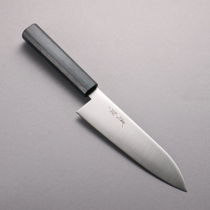 Thương hiệu Seisuke VG10 Dao đa năng Santoku 180mm chuôi dao gỗ sồi (nhuộm chàm)