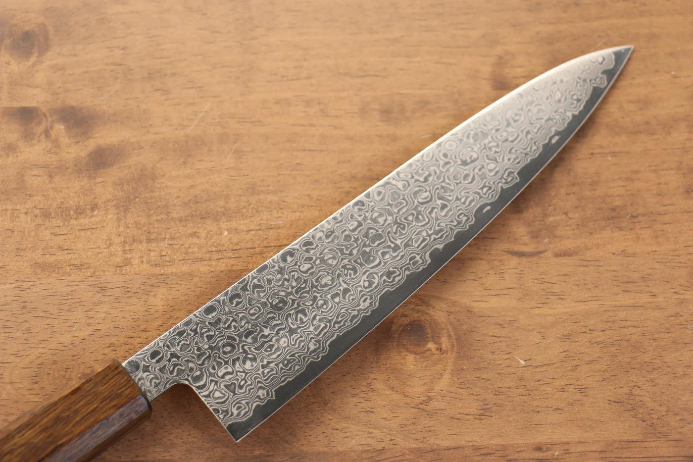 Dao Nhật thương hiệu Seisuke dao đa năng Gyuto thép Damascus  ZA-18 210mm