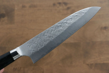 Thương hiệu Takeshi Saji SRS 13 Rèn thủ công Dao đa năng Santoku dao Nhật 180mm chuôi dao làm từ gỗ Pakka đen