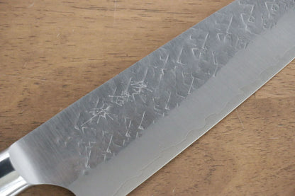 Thương hiệu Takeshi Saji SRS 13 Rèn thủ công Dao đa năng Santoku dao Nhật 180mm chuôi dao làm từ gỗ Pakka đen