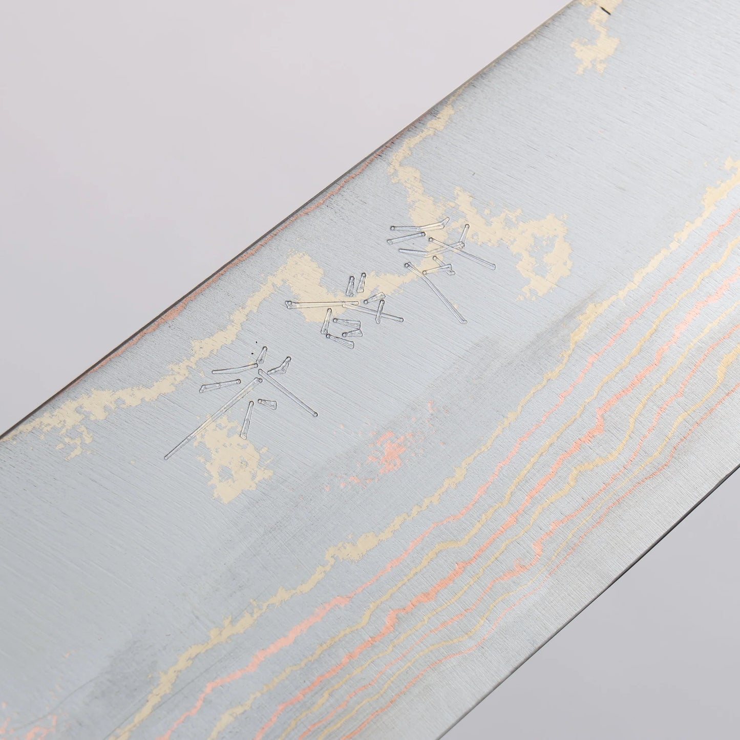 Thương hiệu Takeshi Saji Thép xanh No.2 Thép Damascus có màu Dao đa năng Gyuto 240mm chuôi dao sừng nhung hươu trắng