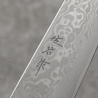 Takeshi Saji R2/SG2 Black Damascus Gyuto Japanese Knife 150mm Ironwood Handle