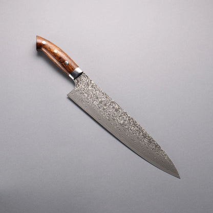 Thương hiệu Takeshi Saji SG2 Thép Damascus đen Dao đa năng Gyuto 240mm chuôi dao gỗ Lim(Nomura style mới)