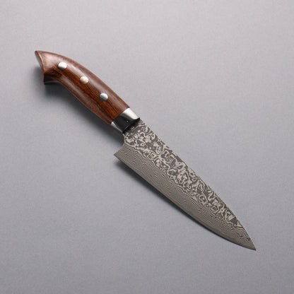 Thương hiệu Takeshi Saji SG2 Thép Damascus đen Dao nhỏ đa năng Petty 130mm chuôi dao gỗ Lim (Nomura style mới)