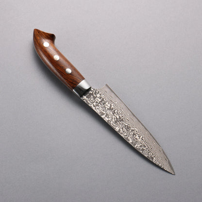 Thương hiệu Takeshi Saji SG2 Thép Damascus đen Dao nhỏ đa năng Petty 130mm chuôi dao gỗ Lim (Nomura style mới)