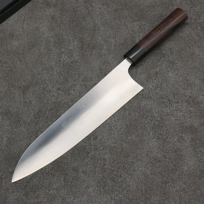 Free ship - Thương hiệu Shungo Ogata SG2 Đánh bóng Dao đa năng Gyuto 240mm chuôi dao gỗ Đàn Hương