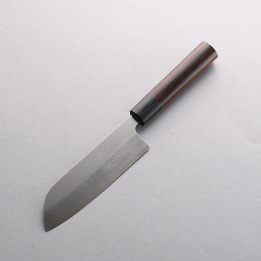 Thương hiệu Shungo Ogata thép SG2 Kende Dao đa năng Santoku loại nhỏ 135mm chuôi dao gỗ Đàn Hương