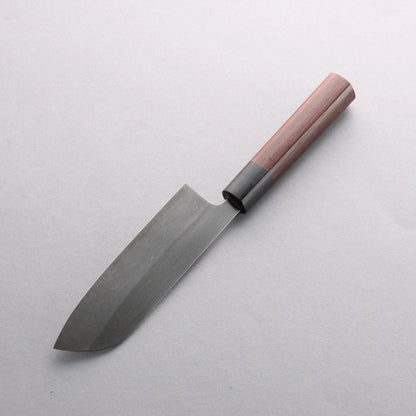 Thương hiệu Shungo Ogata thép SG2 Kende Dao đa năng Santoku loại nhỏ 135mm chuôi dao gỗ Đàn Hương