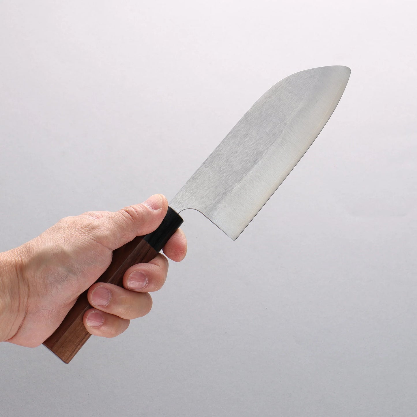 Thương hiệu Shungo Ogata SG2 Dao đa năng Santoku(Redondo loại tròn) 150mm chuôi dao gỗ Đàn Hương